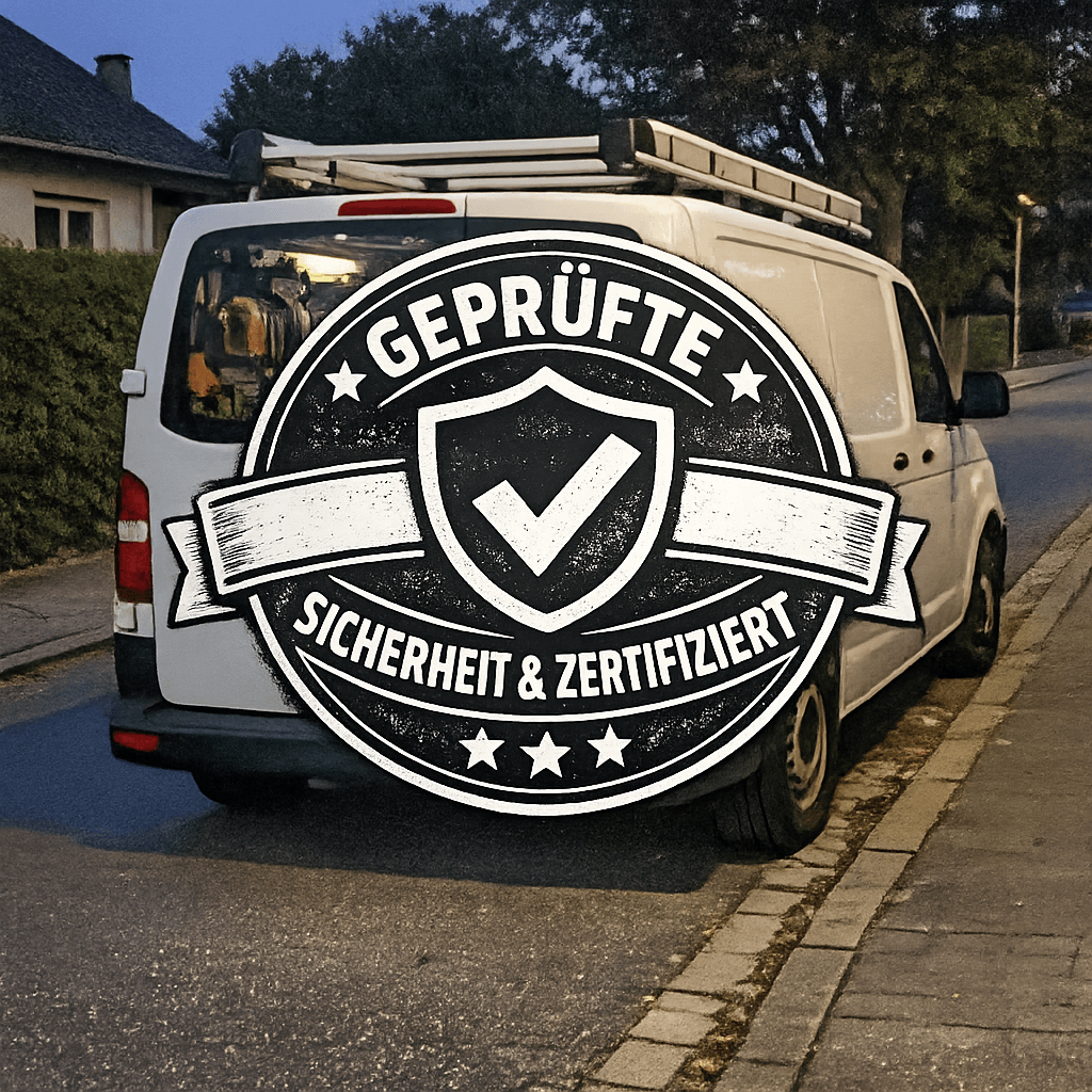 Modernes Einsatzfahrzeug des Elektro Notdienstes bereit für den Notfall